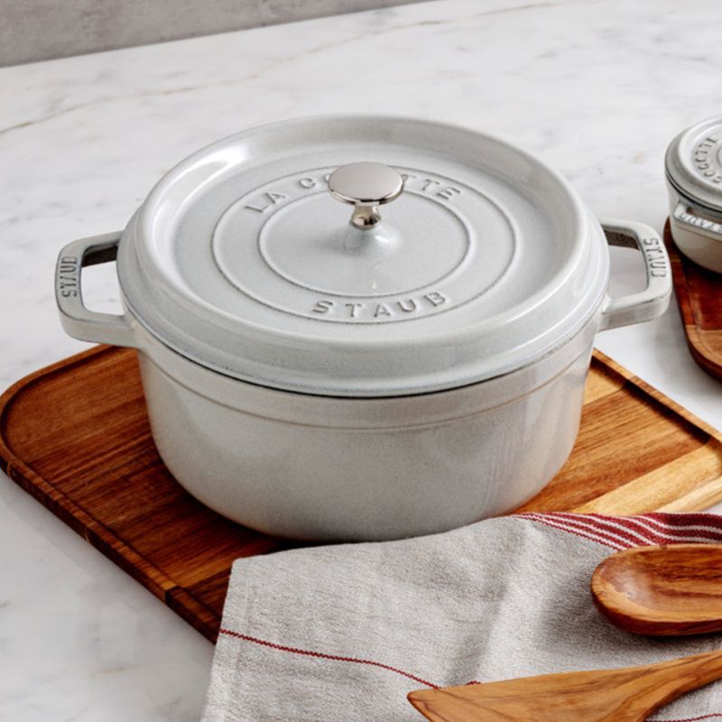 [Staub] Round Cocotte 20cm White Truffle