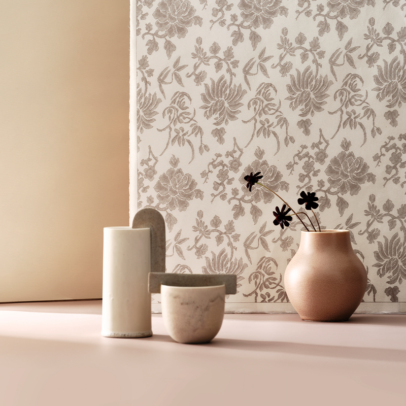 [Four Gentlemen and Peony Patterns] Hanji Poster