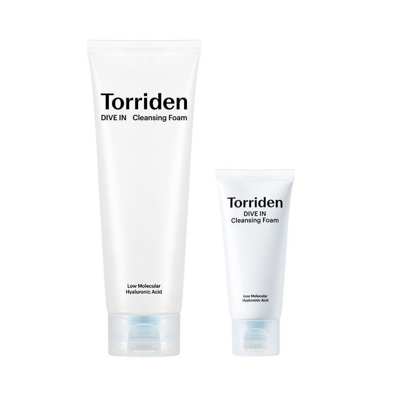 Torriden Dive-in Low Molecular Hyaluronic Acid Cleansing Foam 150ml Special Set (+30ml Extra Gift)