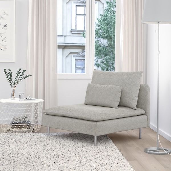 SÖDERHAMN Single Section, Viarp Beige/Brown