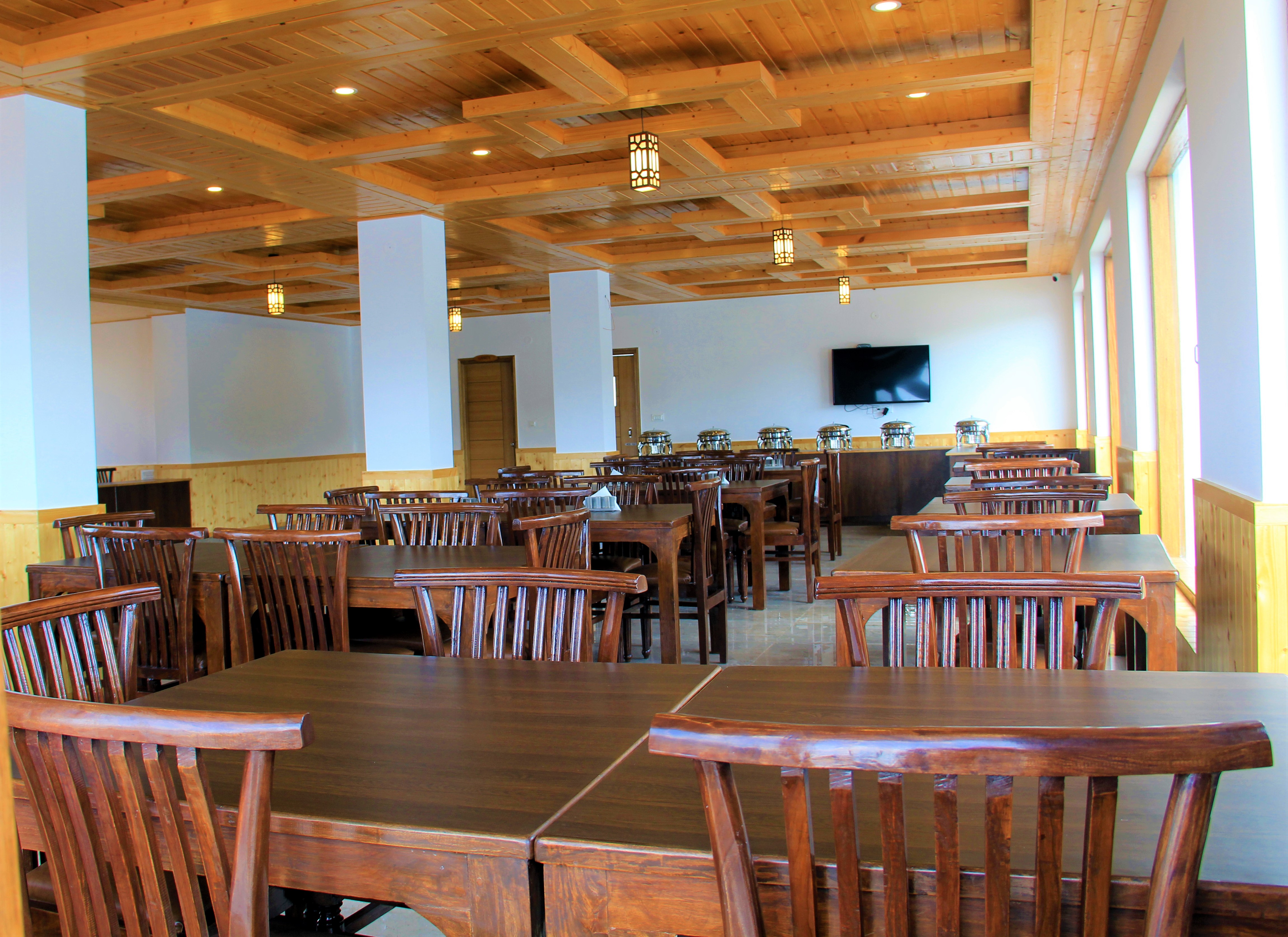Dining area at the resort