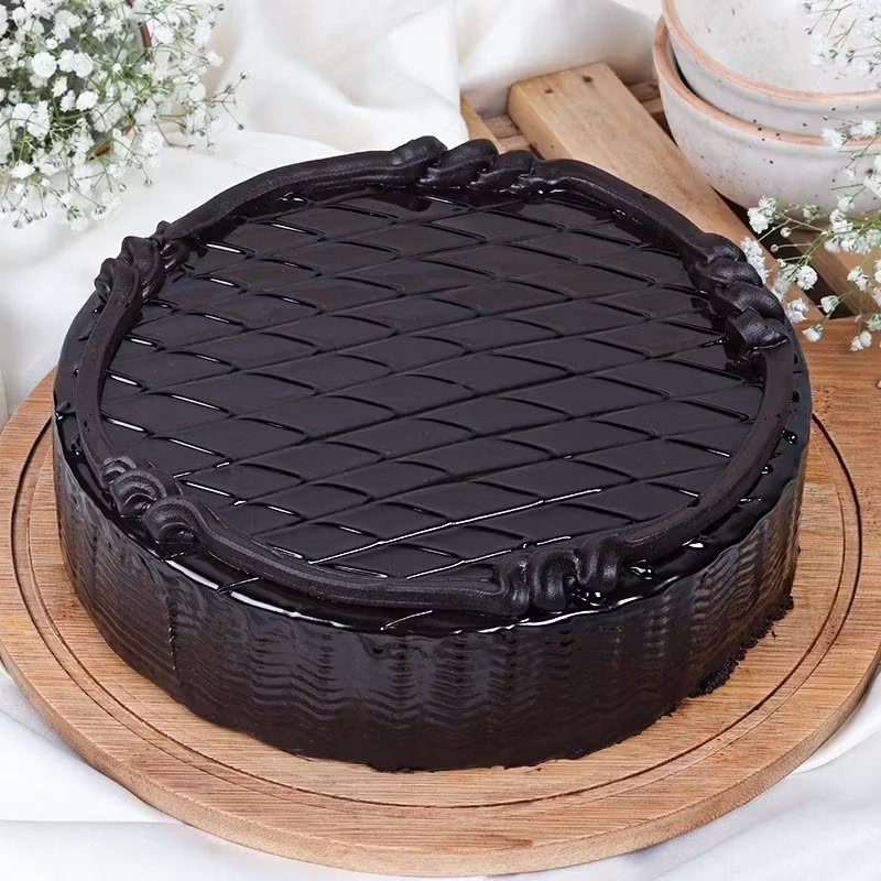Dark Chocolate Cream Cake
