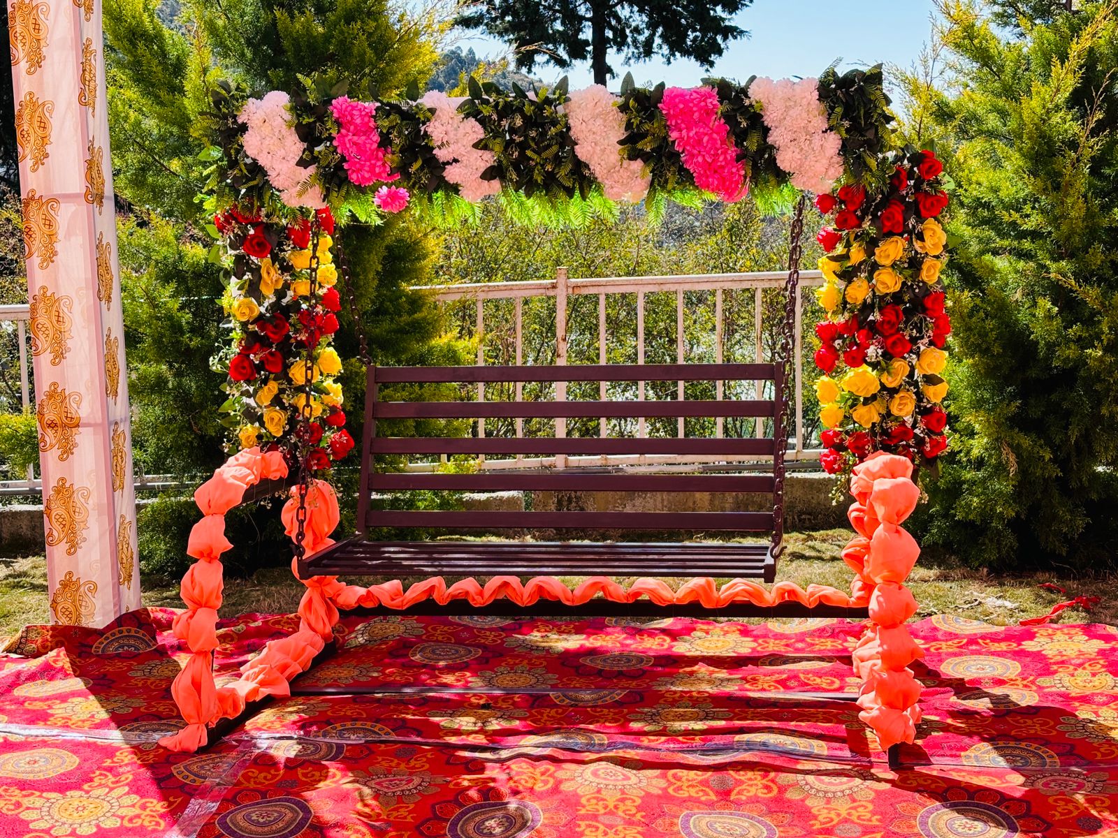 Flower decoration arrangements