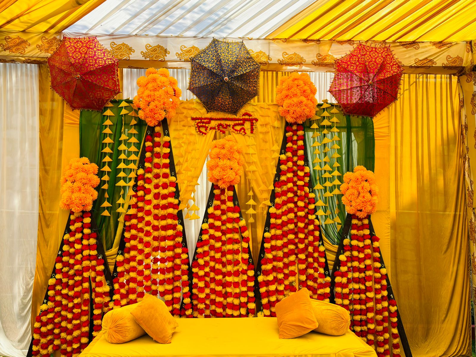 Mehandi ceremony arrangements