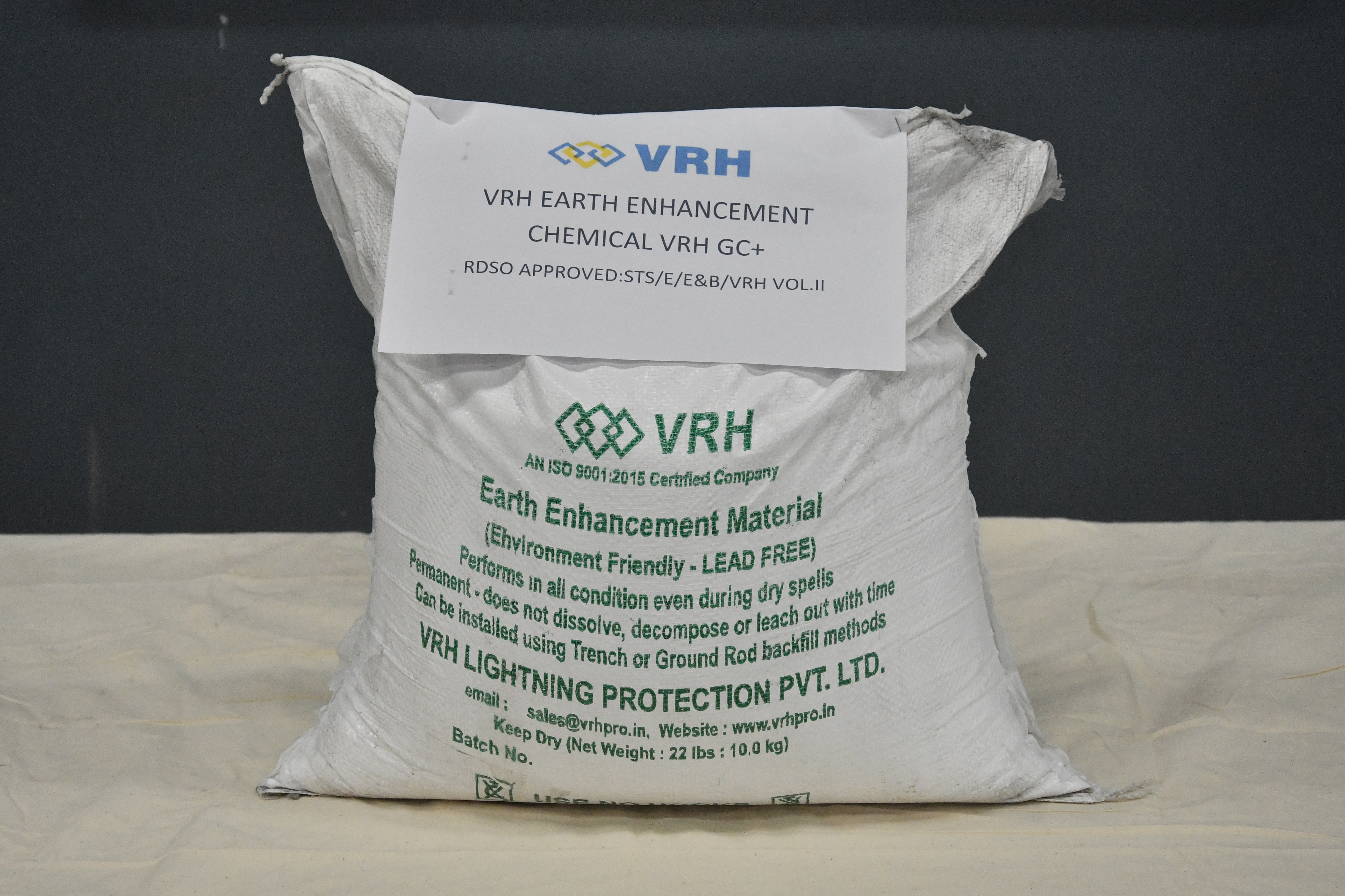 CVRH GC+ Ground Enhancement Material in 25 Kg bags