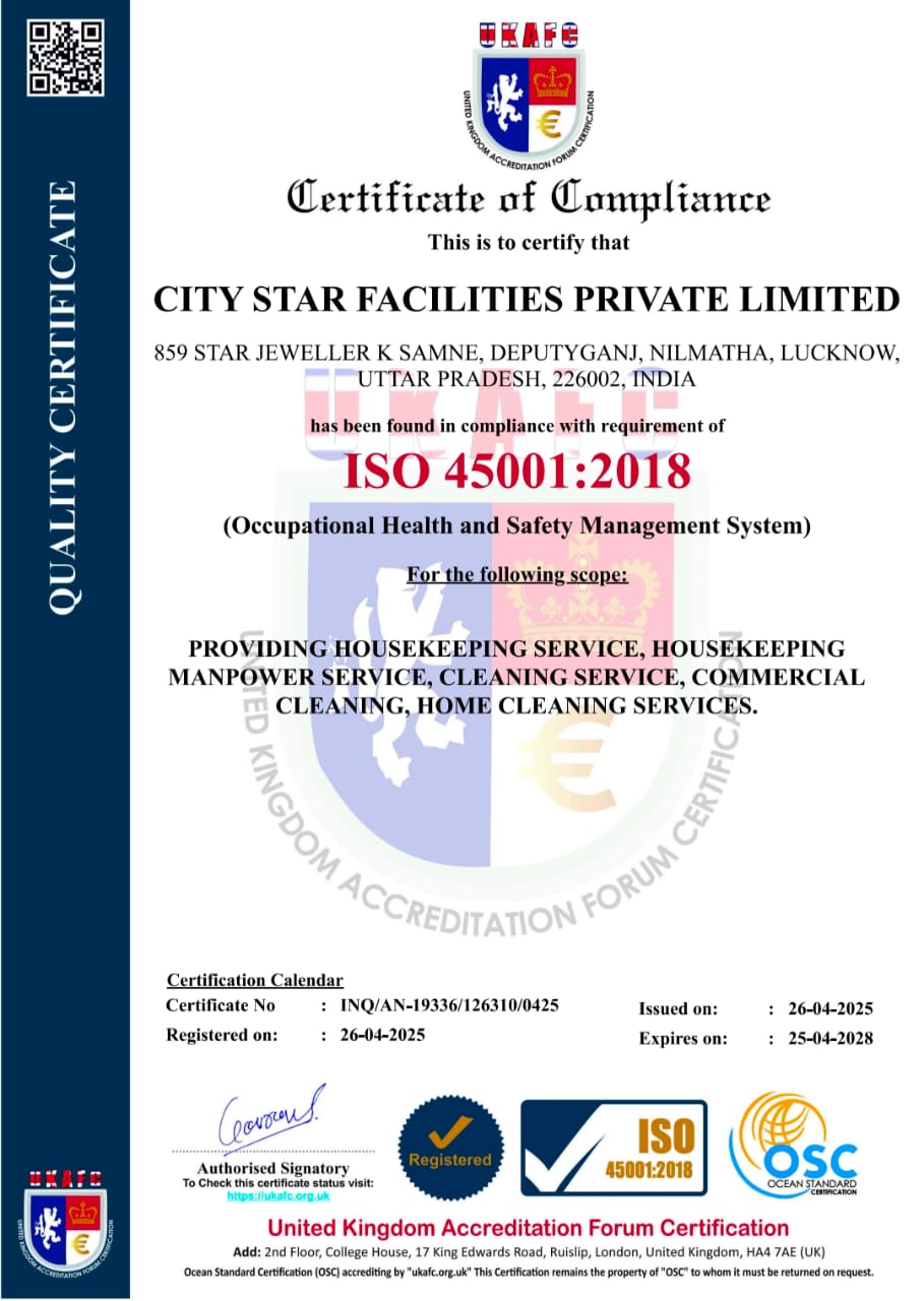 ISO 9001:2015 Certificate