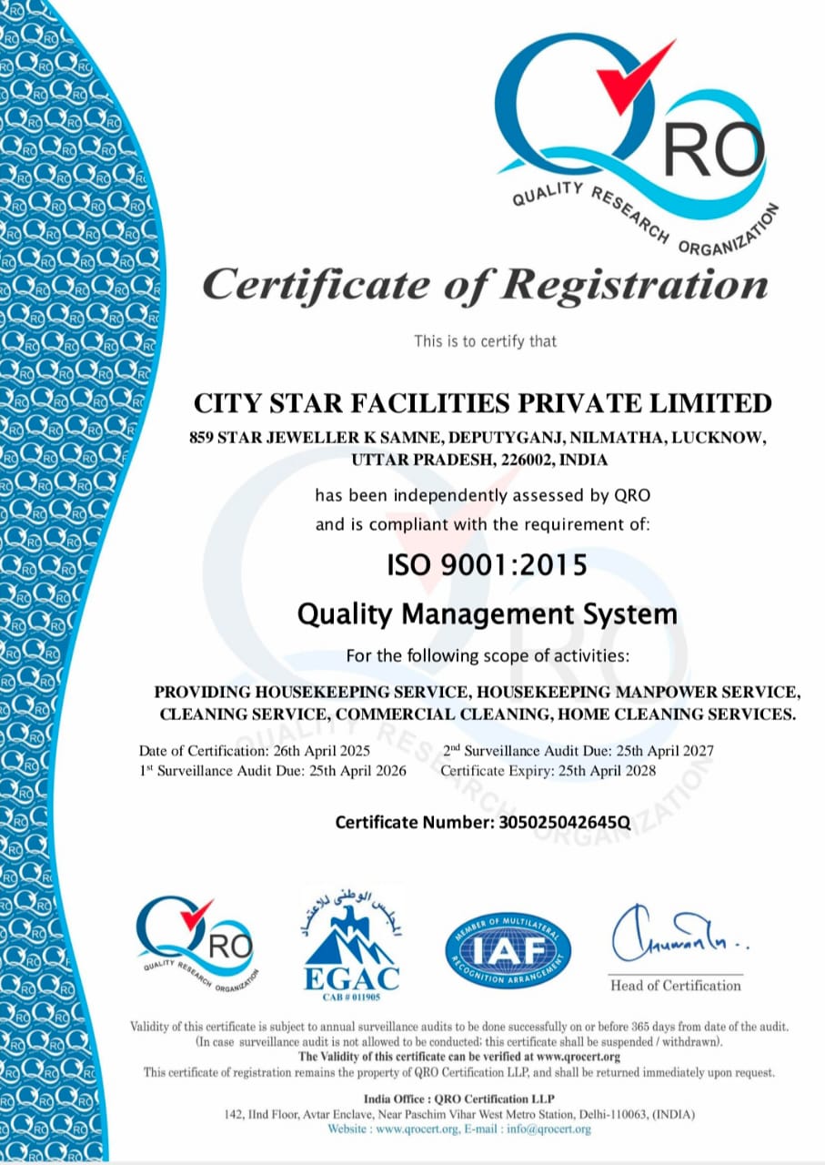 ISO 9001:2015 Certificate