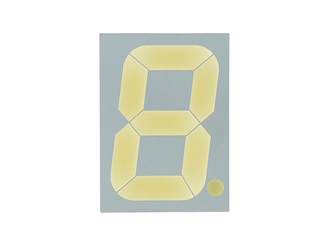 赤色7セグメントLED表示器 アノードコモン BU4986AR