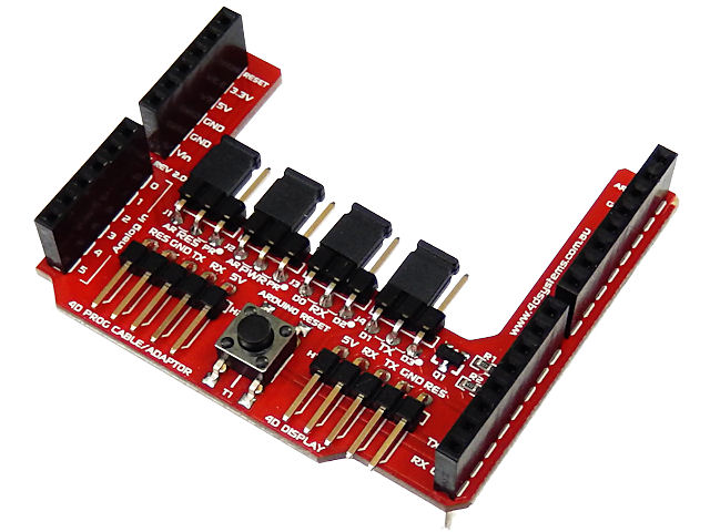 4D Arduino アダプターシールド