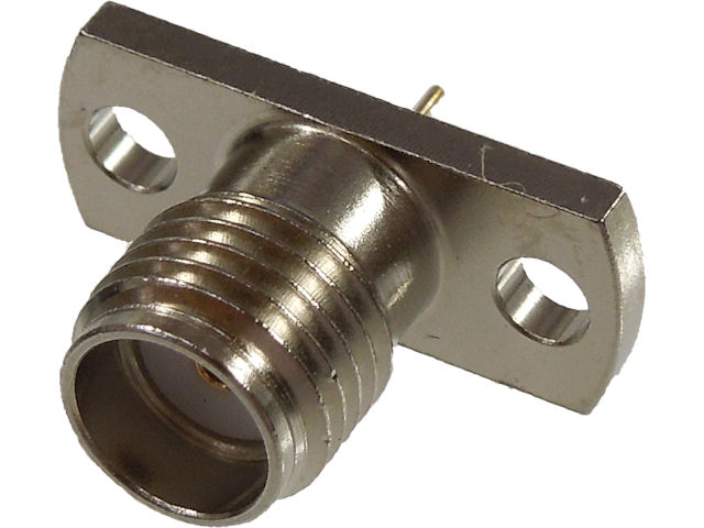 SMAコネクタ メス 2穴 パネル用