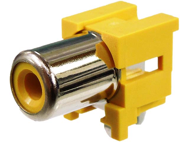 基板用RCAジャック（黄）