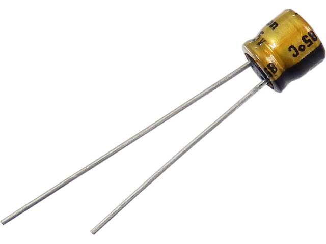 オーディオ用電解コンデンサー330μF6.3V85℃ ニチコンMW