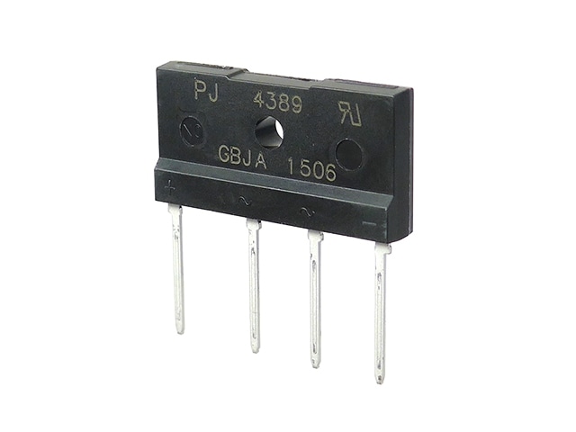 低背ブリッジダイオード 600V15A GBJA1506