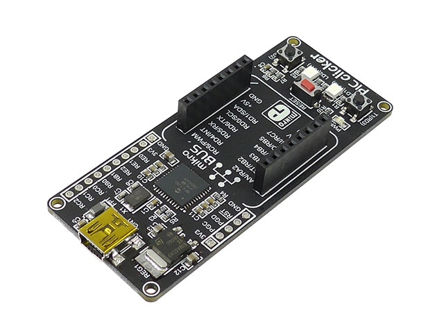 PIC18F47J53 マイコンボード PIC Clicker