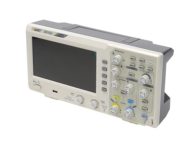 デジタルストレージオシロ 2ch20MHz ACアダプター付 SDS1022