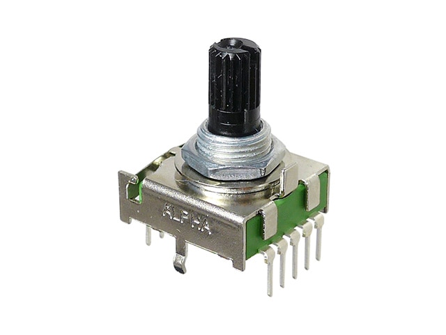 2回路4接点ロータリースイッチ（基板取付用）