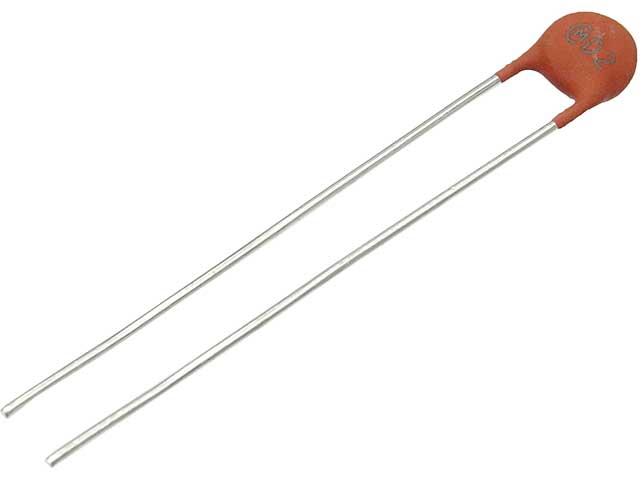 PTCサーミスタ(ポジスタ) 2.2kΩ 100℃ 温度検知用