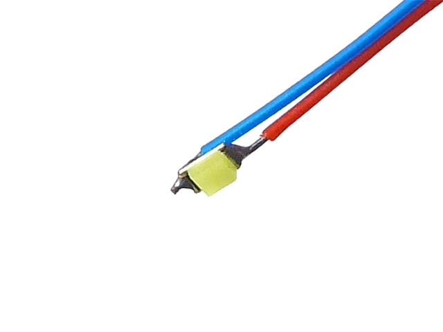 白色チップLED ワイヤ・ピンヘッダー付 OSWA0402C1C-WC30