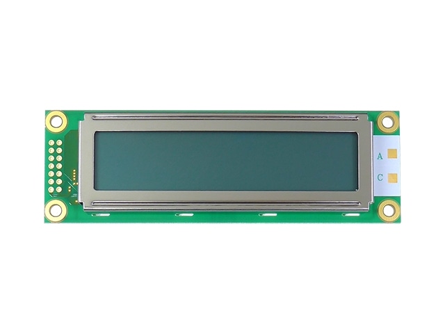 LCDキャラクターディスプレイモジュール L2032B1J000 (20×2行 黄緑バックライト)
