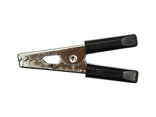 ワニ口クリップ(小) 黒