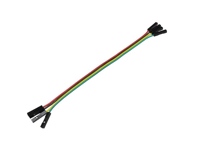 4P コネクター付きコード 赤黒黄緑