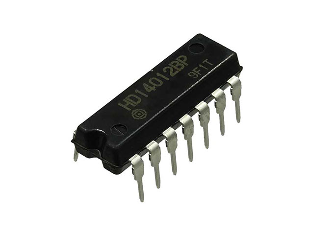 2回路4入力NANDゲート HD14012BP