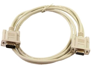 RS232Cケーブル(Dサブ9Pオス)-(9Pメス)ストレート結線(1.8m)