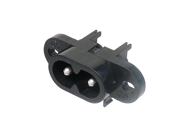 パネルマウント用ACコネクター(メガネACインレット) AC-M04PB05