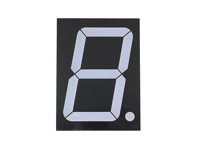 超ドデカ7セグメントLED表示器 赤色 カソードコモン 4インチ