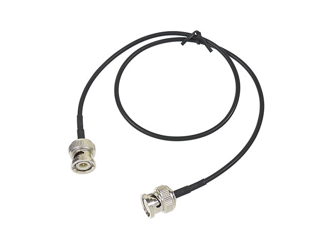 BNCケーブル (BNCオス - BNCオス) RG174 0.5m 50Ω