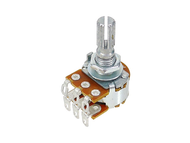小型2連ボリューム 50kΩA