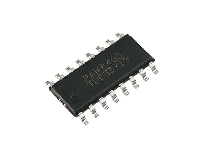 ステレオD級パワーアンプIC