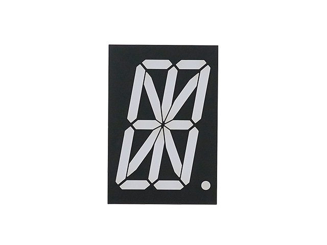 赤色16セグメントLED表示器 2.3インチ アノードコモン