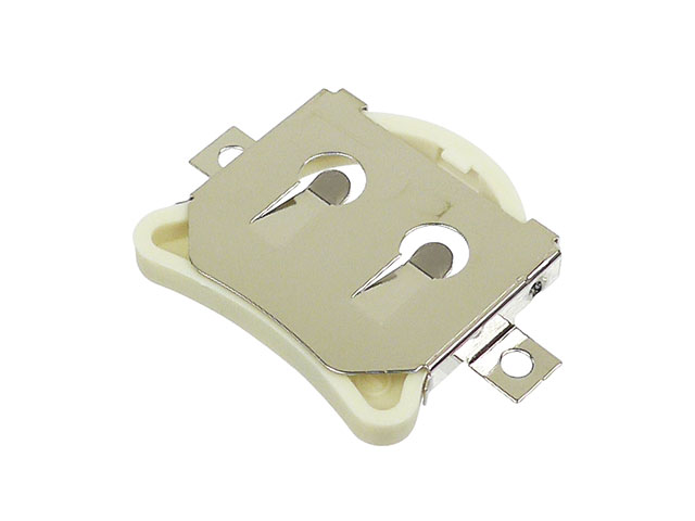 CR2032ボタン電池用 表面実装引き出し付き電池ケース