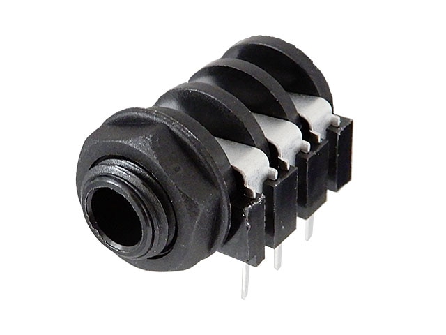 基板取付用6.3mmステレオジャック MJ-462