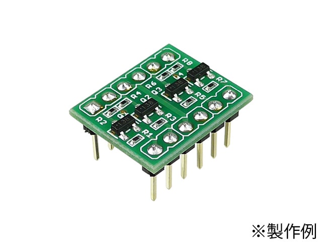 4ビット双方向ロジックレベル変換モジュール（BSS138使用）