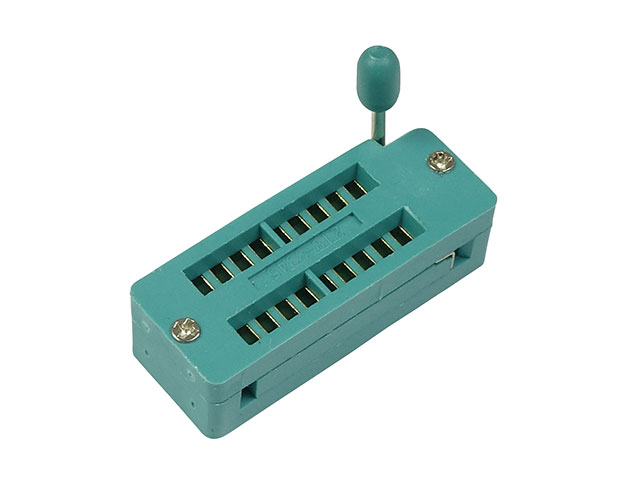 ゼロプレッシャーICソケット 18ピン