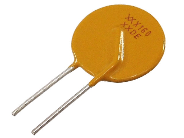 ポリスイッチ RXEF160 1.6A (トリップ電流: 3.2A, 耐圧: 72V)