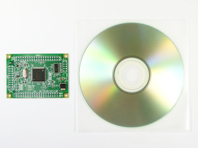 AKI-H8/3052Fマイコンボード（開発ソフト付き）