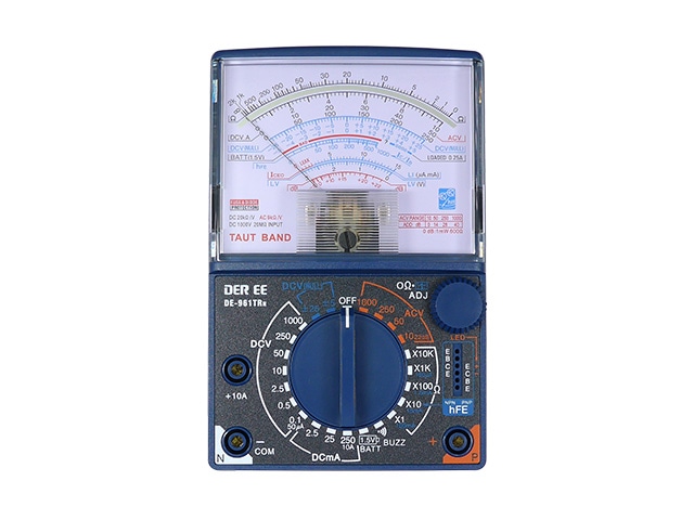 アナログマルチテスター トートバンド NULLメーター DE-961TRn 日本語説明書付