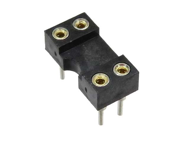 丸ピンICソケット ( 4P)