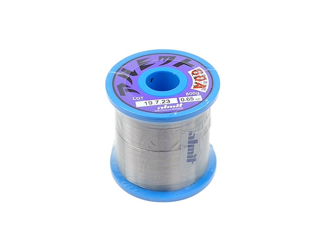 日本アルミット 高性能ヤニ入りハンダ 0.65mm 800g