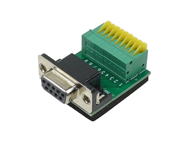 Dサブ9ピン(メス) ブレークアウト基板