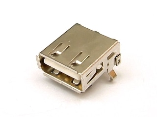 基板取付用USBコネクター(Aタイプ メス)