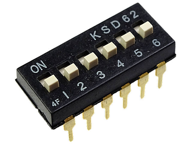 6P DIPスイッチ