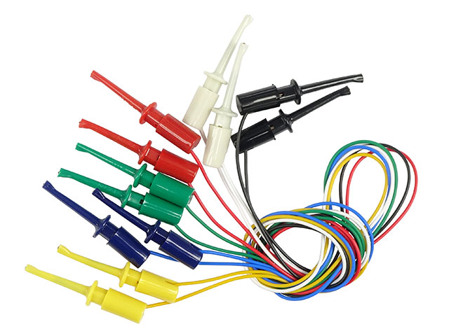 ICクリップテストリード S 両端（半田付け）