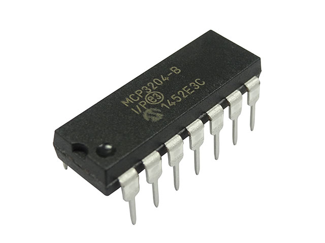 12bit 4ch ADコンバーター MCP3204-BI/P