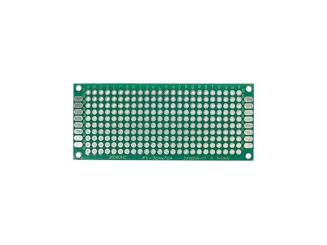 両面スルーホールユニバーサル基板 3*7