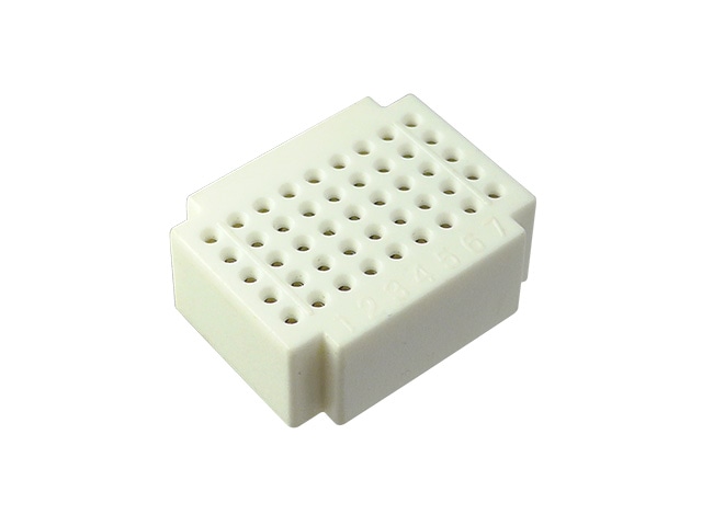 ミニブレッドボード 45穴 白色