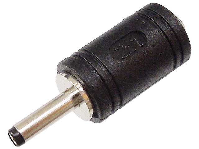 DCプラグ変換プラグ 2.1mmメス⇔1.2mmオス